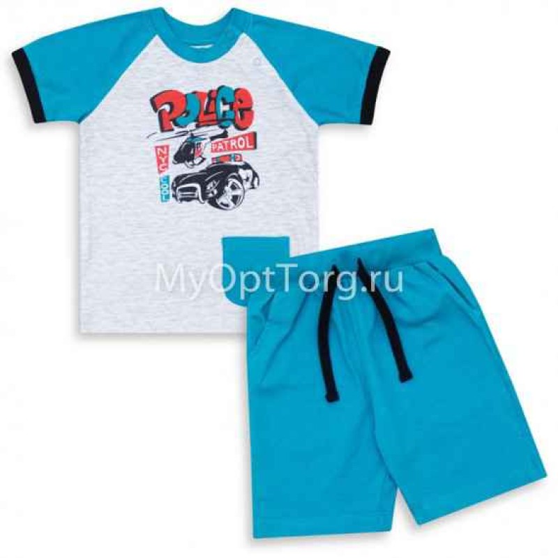 Комплект для мальчика(футболка, шорты) 1209K-2 Takro