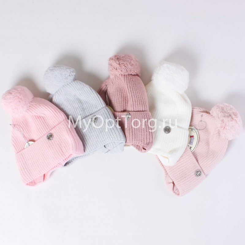 Шапка для девочки ALZ-34-2-2 AL-NAZ Шапка для девочки ALZ-34-2-2 AL-NAZ