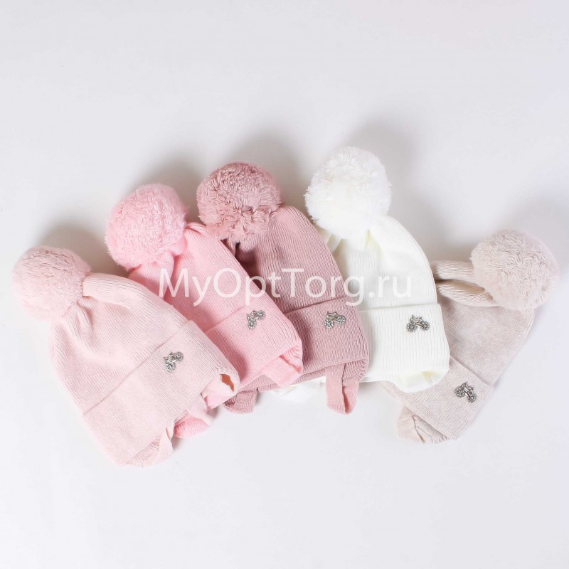 Шапка для девочки ALZ-49-9-12 AL-NAZ Шапка для девочки ALZ-49-9-12 AL-NAZ