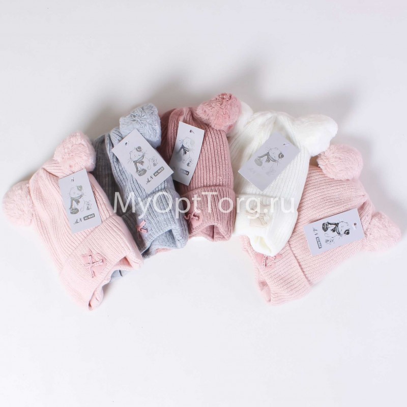 Шапка для девочки ALZ-14-3-6 AL-NAZ Шапка для девочки ALZ-14-3-6 AL-NAZ