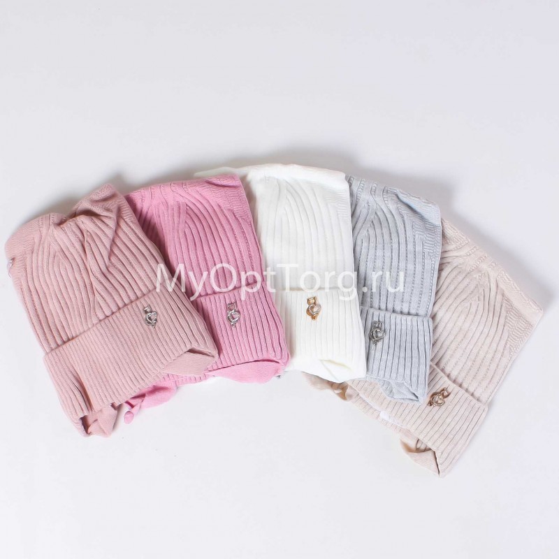 Шапка для девочки ALZ-18-1-2 AL-NAZ Шапка для девочки ALZ-18-1-2 AL-NAZ