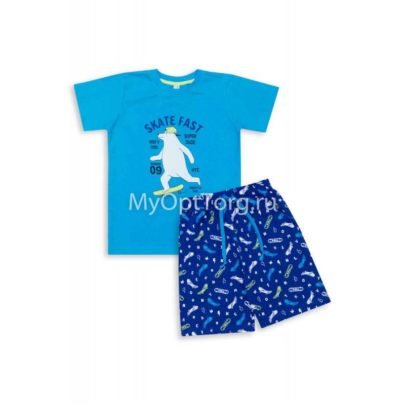 Комплект для мальчика (футболка, шорты) 1234K-3-6 Takro