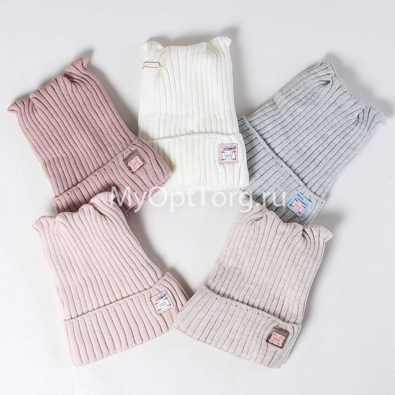 Шапка для девочки ALZ-45-5-8 AL-NAZ Шапка для девочки ALZ-45-5-8 AL-NAZ