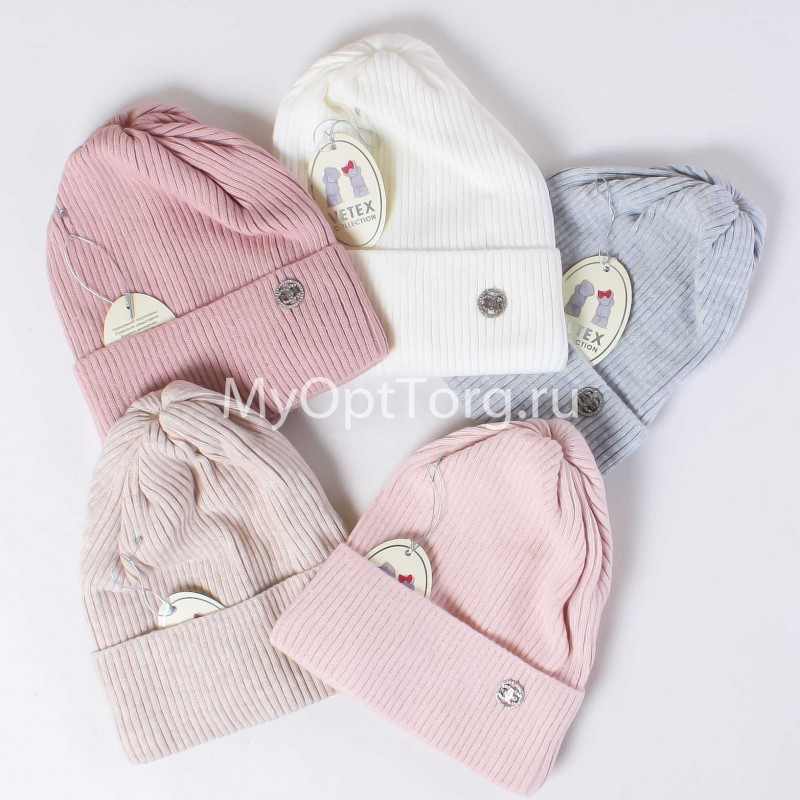 Шапка для девочки ALZ-67-5-8 AL-NAZ Шапка для девочки ALZ-67-5-8 AL-NAZ