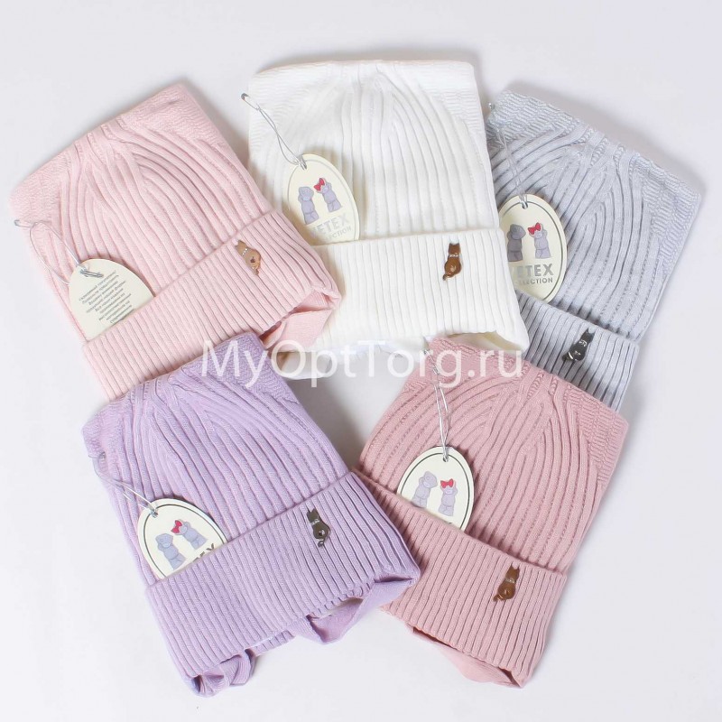 Шапка для девочки ALZ-56-9-12 AL-NAZ Шапка для девочки ALZ-56-9-12 AL-NAZ